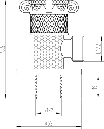 Milacio Шланговое подключение MC.008.BBR черная бронза – фотография-2